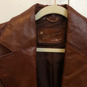 Vintage Etienne Aigner genuine leather jacket